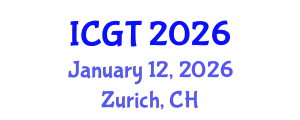 International Conference on Game Theory (ICGT) January 12, 2026 - Zurich, Switzerland