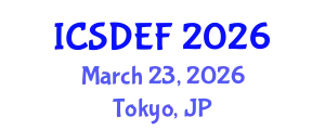 International Conference on Sustainable Development and Ecological Footprint (ICSDEF) March 23, 2026 - Tokyo, Japan