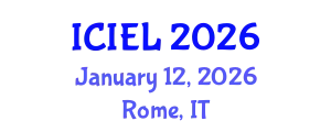 International Conference on International Environmental Law (ICIEL) January 12, 2026 - Rome, Italy