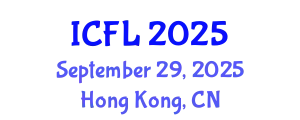 International Conference on Family Law (ICFL) September 29, 2025 - Hong Kong, China