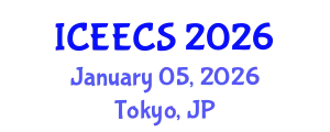 International Conference on Electrochemical Energy Conversion and Storage (ICEECS) January 05, 2026 - Tokyo, Japan