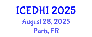 International Conference on Education of the Deaf and Hearing Impaired (ICEDHI) August 28, 2025 - Paris, France