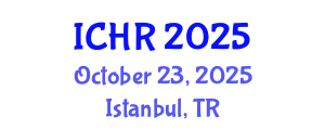 International Conference on Halal Research (ICHR) October 23, 2025 - Istanbul, Turkey