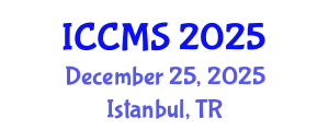 International Conference on Construction Materials and Structures (ICCMS) December 25, 2025 - Istanbul, Turkey
