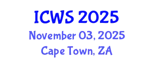 International Conference on Women's Studies (ICWS) November 03, 2025 - Cape Town, South Africa