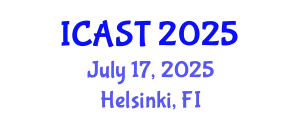 International Conference on Agricultural Science and Technology (ICAST) July 17, 2025 - Helsinki, Finland