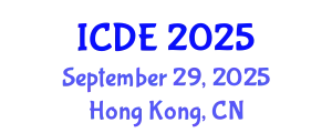 International Conference on Distance Education (ICDE) September 29, 2025 - Hong Kong, China