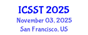 International Conference on Semiconductor Science and Technology (ICSST) November 03, 2025 - San Francisco, United States