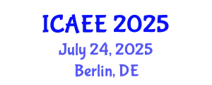 International Conference on Agriculture, Ecosystems and Environment (ICAEE) July 24, 2025 - Berlin, Germany
