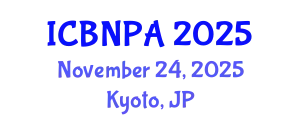 International Conference on Behavioral Nutrition and Physical Activity (ICBNPA) November 24, 2025 - Kyoto, Japan