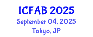 International Conference on Foot and Ankle Biomechanics (ICFAB) September 04, 2025 - Tokyo, Japan