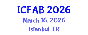 International Conference on Foot and Ankle Biomechanics (ICFAB) March 16, 2026 - Istanbul, Turkey