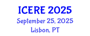 International Conference on Environment and Renewable Energy (ICERE) September 25, 2025 - Lisbon, Portugal