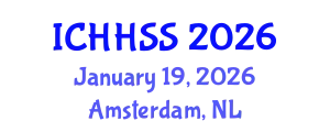 International Conference on Humanities, Human and Social Sciences (ICHHSS) January 19, 2026 - Amsterdam, Netherlands