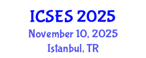 International Conference on Software Engineering and Systems (ICSES) November 10, 2025 - Istanbul, Turkey