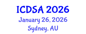 International Conference on Distributed Systems and Applications (ICDSA) January 26, 2026 - Sydney, Australia