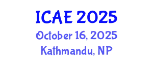 International Conference on Agricultural Economics (ICAE) October 16, 2025 - Kathmandu, Nepal