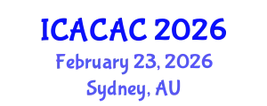 International Conference on Advances in Chemistry and Applied Chemistry (ICACAC) February 23, 2026 - Sydney, Australia