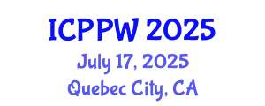 International Conference on Positive Psychology and Wellbeing (ICPPW) July 17, 2025 - Quebec City, Canada