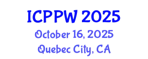 International Conference on Positive Psychology and Wellbeing (ICPPW) October 16, 2025 - Quebec City, Canada