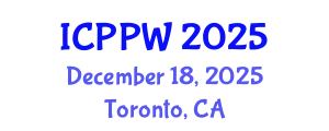 International Conference on Positive Psychology and Wellbeing (ICPPW) December 18, 2025 - Toronto, Canada