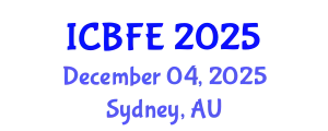 International Conference on Bioprocessing and Food Engineering (ICBFE) December 04, 2025 - Sydney, Australia
