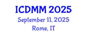 International Conference on Disaster and Military Medicine (ICDMM) September 11, 2025 - Rome, Italy