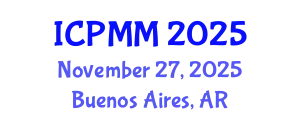 International Conference on Pain Medicine and Management (ICPMM) November 27, 2025 - Buenos Aires, Argentina