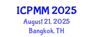 International Conference on Pain Medicine and Management (ICPMM) August 21, 2025 - Bangkok, Thailand