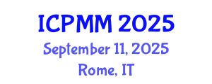 International Conference on Pain Medicine and Management (ICPMM) September 11, 2025 - Rome, Italy