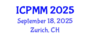 International Conference on Pain Medicine and Management (ICPMM) September 18, 2025 - Zurich, Switzerland