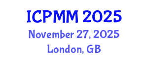 International Conference on Pain Medicine and Management (ICPMM) November 27, 2025 - London, United Kingdom