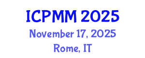International Conference on Pain Medicine and Management (ICPMM) November 17, 2025 - Rome, Italy