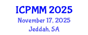 International Conference on Pain Medicine and Management (ICPMM) November 17, 2025 - Jeddah, Saudi Arabia