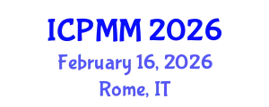 International Conference on Pain Medicine and Management (ICPMM) February 16, 2026 - Rome, Italy