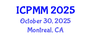 International Conference on Pain Medicine and Management (ICPMM) October 30, 2025 - Montreal, Canada