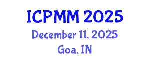 International Conference on Pain Medicine and Management (ICPMM) December 11, 2025 - Goa, India