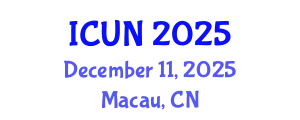 International Conference on Urology and Nephrology (ICUN) December 11, 2025 - Macau, China