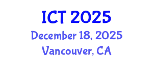 International Conference on Tuberculosis (ICT) December 18, 2025 - Vancouver, Canada