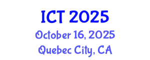 International Conference on Tuberculosis (ICT) October 16, 2025 - Quebec City, Canada