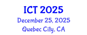 International Conference on Tuberculosis (ICT) December 25, 2025 - Quebec City, Canada