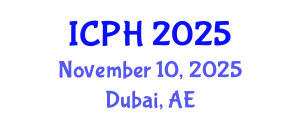 International Conference on Public Health (ICPH) November 10, 2025 - Dubai, United Arab Emirates
