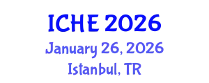 International Conference on Hydrogen Energy (ICHE) January 26, 2026 - Istanbul, Turkey