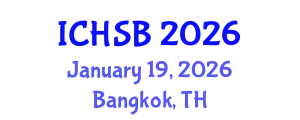 International Conference on Health, Sport and Bioscience (ICHSB) January 19, 2026 - Bangkok, Thailand