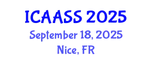 International Conference on Astronomy, Astrophysics, Space Science (ICAASS) September 18, 2025 - Nice, France