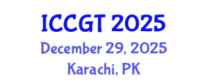 International Conference on Combinatorics and Graph Theory (ICCGT) December 29, 2025 - Karachi, Pakistan