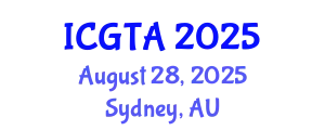 International Conference on Geometry, Topology and Applications (ICGTA) August 28, 2025 - Sydney, Australia