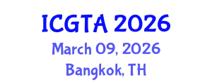 International Conference on Geometry, Topology and Applications (ICGTA) March 09, 2026 - Bangkok, Thailand