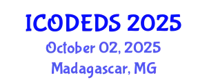 International Conference on Ordinary Differential Equations and Dynamical Systems (ICODEDS) October 02, 2025 - Madagascar, Madagascar