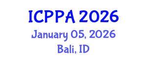 International Conference on Plasma Physics and Applications (ICPPA) January 05, 2026 - Bali, Indonesia